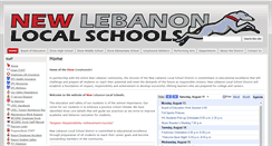 Desktop Screenshot of newlebanonschools.org